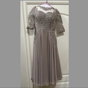 JJ’s House taupe formal/wedding/special occasion dress